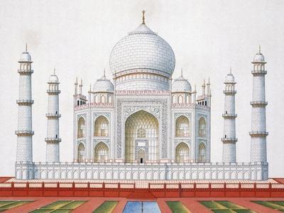 The Taj Mahal (Colour Litho)