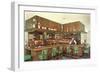 German Theme Cocktail Lounge with Steins-null-Framed Art Print