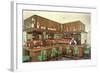 German Theme Cocktail Lounge with Steins-null-Framed Art Print