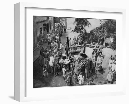 German Travelling Kitchen, Vosges, France, World War I, 1916-null-Framed Giclee Print
