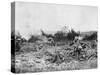 German Trench Mortar WWI-Robert Hunt-Stretched Canvas