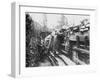 German Trenches During World War I on the Western Front-Robert Hunt-Framed Photographic Print