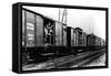 German Troops Arriving by Train, Paris, August 1940-null-Framed Stretched Canvas