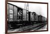 German Troops Arriving by Train, Paris, August 1940-null-Framed Giclee Print