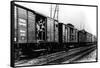 German Troops Arriving by Train, Paris, August 1940-null-Framed Stretched Canvas