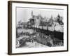 German Troops Arriving in Auvers During World War I-Robert Hunt-Framed Photographic Print