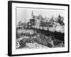 German Troops Arriving in Auvers During World War I-Robert Hunt-Framed Photographic Print