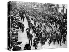 German Troops as Prisoners in Antwerp, Belgium, First World War, 1914-null-Stretched Canvas