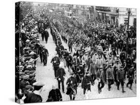 German Troops as Prisoners in Antwerp, Belgium, First World War, 1914-null-Stretched Canvas