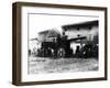 German Troops Examine Heavy and Gigantic Cannons Deserted by Fleeing Italians in a Village behind U-null-Framed Photographic Print