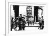 German Troops Marching Past the Arc De Triomphe, Paris, 14 June 1940-null-Framed Photographic Print