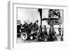 German Troops Marching Past the Arc De Triomphe, Paris, June 1940-null-Framed Photographic Print