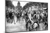 German Troops Occupying the City of Liege in Belgium, First World War, 1914-null-Mounted Giclee Print