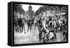 German Troops Occupying the City of Liege in Belgium, First World War, 1914-null-Framed Stretched Canvas