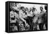 German Troops Stopping for Midday Rations on the Way to Brussels, First World War, 1914-null-Framed Stretched Canvas