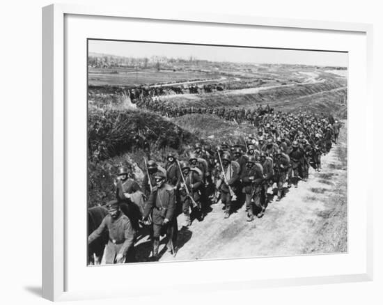 German Troops WWI-Robert Hunt-Framed Photographic Print