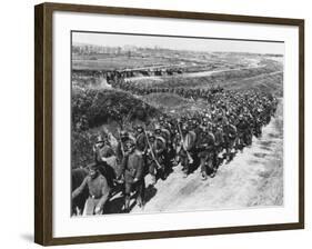 German Troops WWI-Robert Hunt-Framed Photographic Print