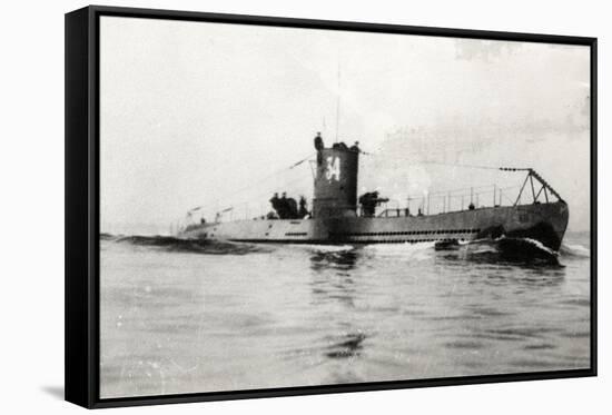 German Type Viia Submarine U-34-null-Framed Stretched Canvas