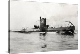 German Type Viia Submarine U-34-null-Stretched Canvas