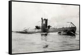 German Type Viia Submarine U-34-null-Framed Stretched Canvas