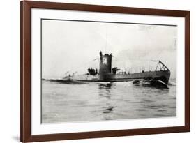 German Type Viia Submarine U-34-null-Framed Photographic Print