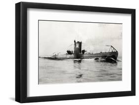 German Type Viia Submarine U-34-null-Framed Photographic Print