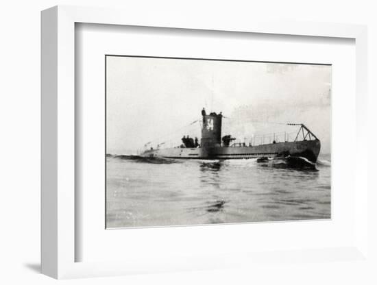 German Type Viia Submarine U-34-null-Framed Photographic Print