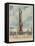 German V2 Rocket 1945-null-Framed Stretched Canvas