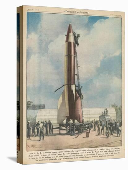 German V2 Rocket 1945-null-Stretched Canvas