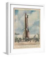 German V2 Rocket 1945-null-Framed Art Print