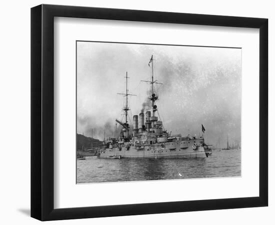 German Warship Deutschland-null-Framed Photographic Print