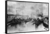 German Warships-null-Framed Stretched Canvas