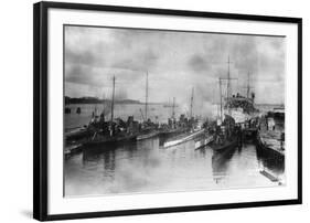 German Warships-null-Framed Photographic Print