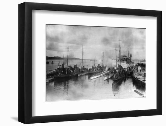 German Warships-null-Framed Photographic Print