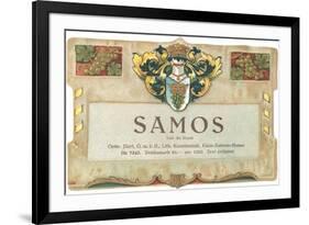 German Wine Label-null-Framed Premium Giclee Print