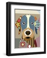 German Wirehaired Pointer-Lanre Adefioye-Framed Premium Giclee Print