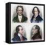 German Writer Johan Wolfgang Goethe-Stefano Bianchetti-Framed Stretched Canvas