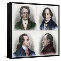 German Writer Johan Wolfgang Goethe-Stefano Bianchetti-Framed Stretched Canvas