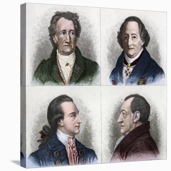 German Writer Johan Wolfgang Goethe-Stefano Bianchetti-Stretched Canvas