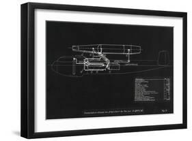 German WWII Ramjet Bomber Blueprint-Detlev Van Ravenswaay-Framed Photographic Print