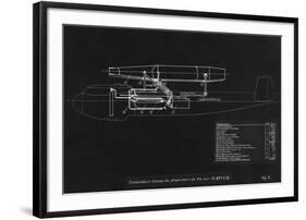 German WWII Ramjet Bomber Blueprint-Detlev Van Ravenswaay-Framed Photographic Print