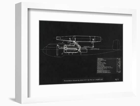 German WWII Ramjet Bomber Blueprint-Detlev Van Ravenswaay-Framed Photographic Print