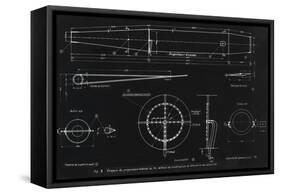 German WWII Ramjet Engine Blueprint-Detlev Van Ravenswaay-Framed Stretched Canvas