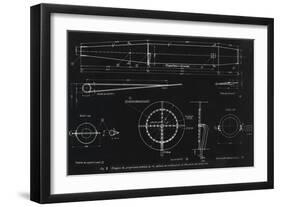 German WWII Ramjet Engine Blueprint-Detlev Van Ravenswaay-Framed Photographic Print