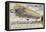 German Zeppelin Airship Lz4 Setting Out on a Flight from Lake Constance to Mainz, 1908-null-Framed Stretched Canvas