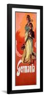 Germania, 1902 (Poster)-Adolfo Hohenstein-Framed Giclee Print