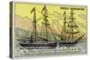 Germania and Hansa, Ships of Carl Koldewey's German North Polar Expedition, 1869-1870-null-Stretched Canvas