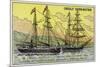 Germania and Hansa, Ships of Carl Koldewey's German North Polar Expedition, 1869-1870-null-Mounted Giclee Print