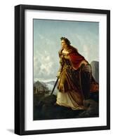 Germania at the Watch on the Rhine-Lorenz Clasen-Framed Giclee Print