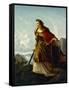 Germania at the Watch on the Rhine-Lorenz Clasen-Framed Stretched Canvas